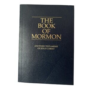 1991 The Book of Mormon Another Testament‎ of Jesus Christ Scriptures Religion